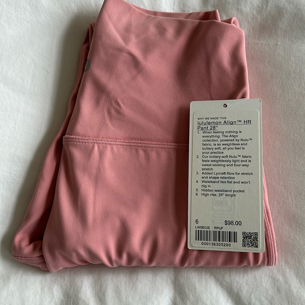 Lululemon Align HR Pant 28’